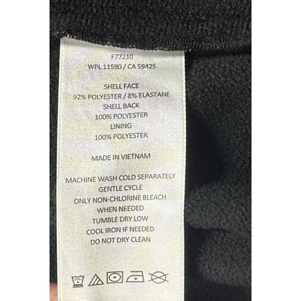 Tech By Tumi Men's Softshell Zip Jacket Black Sz M Zippered Pockets Windbreaker - Picture 5 of 10